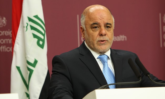Haider Al-Abadi, Prime Minister of Iraq speaking to the media following the Counter-ISIL Coalition Small Group Meeting in London, 22 January 2015- CC via Flickr/ Foreign and Commonwealth Office