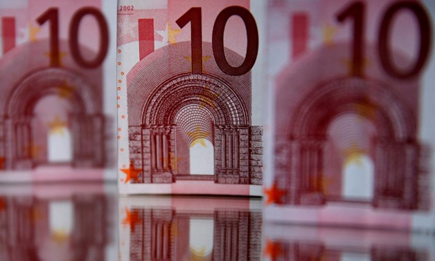 FILE PHOTO: A picture illustration of Euro banknotes taken in central Bosnian town of Zenica, April 26, 2014. REUTERS/Dado Ruvic /File Photo