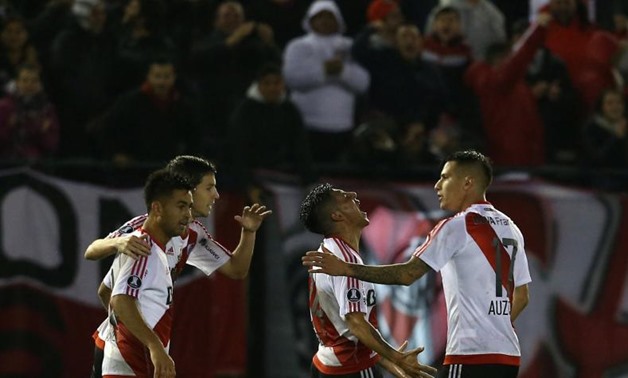 River Plate players - REUTERS	
