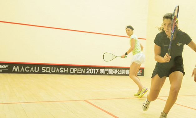 Yathreb Ad:  Mohamed Abouelghar and Omar Abdel Meguid won its games on Fridays to face each other at the semifinal of Macau Squash Open 2017 on Saturday to guarantee an Egyptian player in the final of the tournament.el (right) vs Joey Chan (left)– Press i