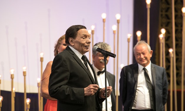 Actor Adel Imam is being honored during Gouna Film Festival (photo: Egypt Today staff)