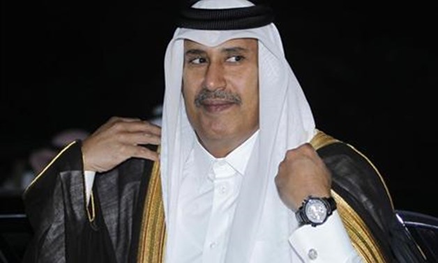 Qatar's Prime Minister Sheikh Hamad bin Jassim bin Jaber al-Thani arrives for a Gulf Cooperation Council (GCC) meeting in Riyadh April 3, 2011