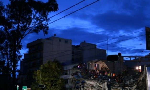 © AFP / by Yussel GONZALEZ con Paulina ABRAMOVICH en Santiago | Tuesday's earthquake, which struck on the 32nd anniversary of the devastating 1985 quake, toppled 39 buildings in Mexico City