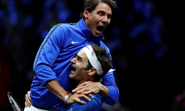 Roger Federer and Rafael Nadal, Reuters