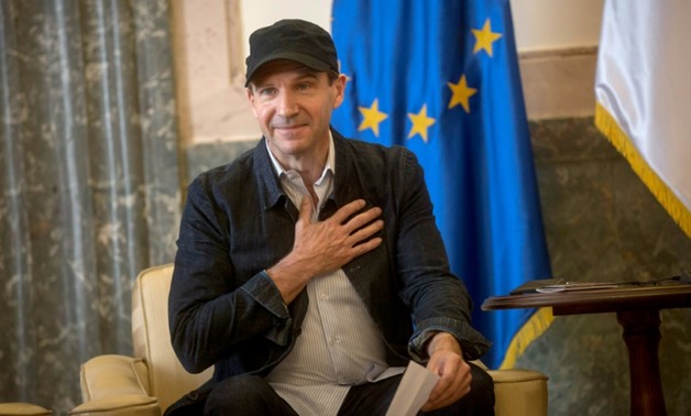 British actor Ralph Fiennes received honorary citizenship in Serbia for his work in the country  -AFP