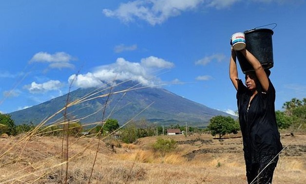 Mount Agung, about 75 kilometres (47 miles) from the Indonesian tourist hub of Kuta, has been rumbling since August, threatening to erupt for the first time since 1963.