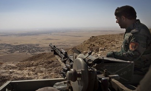 Kurdish Peshmerga position east of Mosul. (AFP)