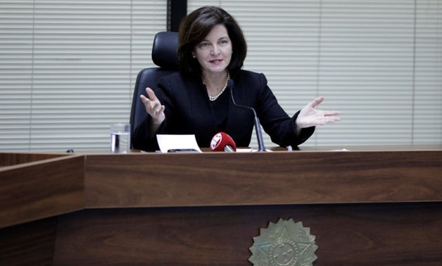 Brazil's Prosecutor General Raquel Dodge gestures during a news conference in Brasilia - REUTERS