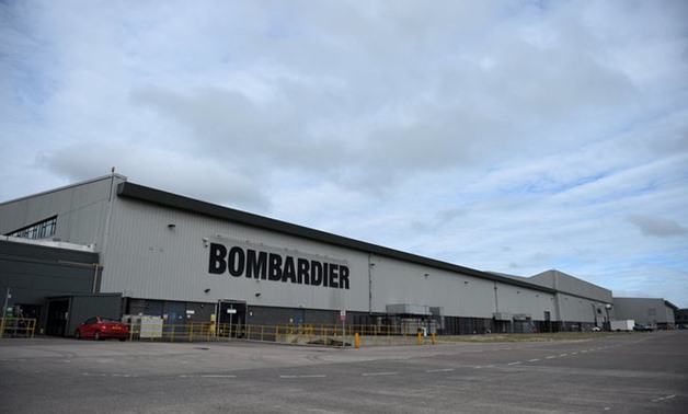 The Bombardier factory is seen in Belfast - REUTERS
