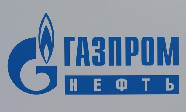 The logo of Russia's oil producer Gazprom Neft is seen on a board at the St. Petersburg International Economic Forum 2017 (SPIEF 2017) in St. Petersburg, Russia, June 1, 2017. REUTERS/Sergei Karpukhin