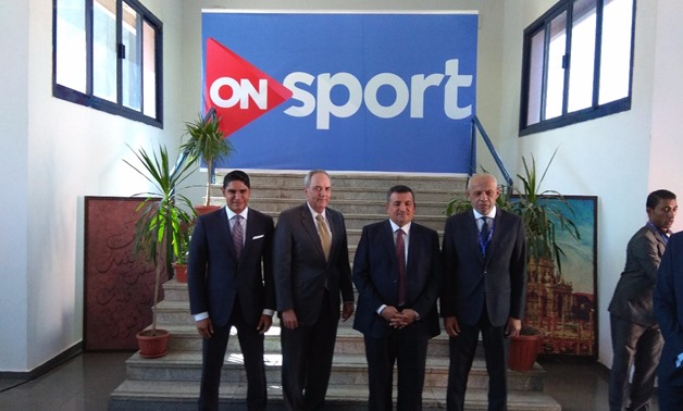 Ahmed Abu Hashima hosts Chargé d’Affaires of the U.S. to Egypt, Thomas Goldberger in the headquarter of ON Network - Egypt Today 
