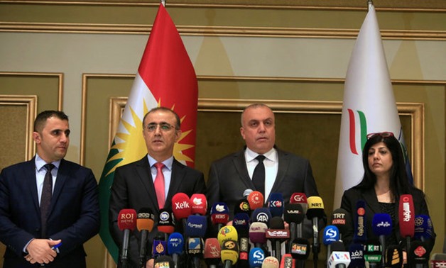 The High Elections and Referendum Commission holds a press conference in Erbil - REUTERS
