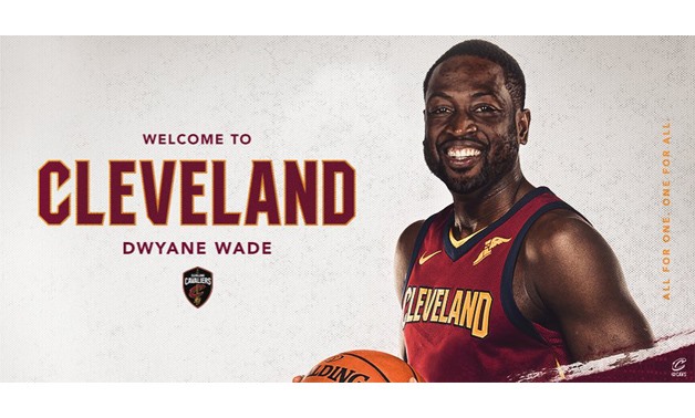 Dwayne Wade – Press image courtesy Cleveland Cavaliers’ official Twitter account
