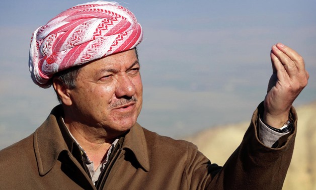 Iraq's Kurdish leader Masoud Barzani - Press Photo