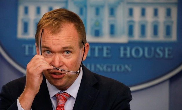 Office of Management and Budget Director Mick Mulvaney attends the daily briefing at the White House in Washington, U.S., July 20, 2017. REUTERS