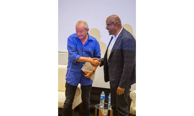Sawiris and Whitaker – El-Gouna Film Festival official Facebook page