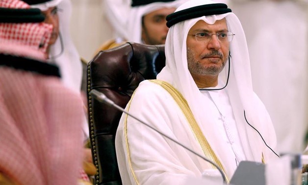 UAE Minister of State for Foreign Affairs Anwar Gargash in Riyadh, Saudi Arabia, October 13, 2016. REUTERS/Faisal Al Nasser
