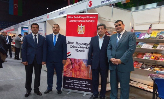 Ahmed El Toshky opening Egyptian booth at Azerbaijan Book Fair (Photo courtesy of Culture Ministry)