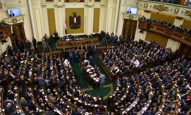Egyptian Parliament during the opening session on January 2016 - Reuters