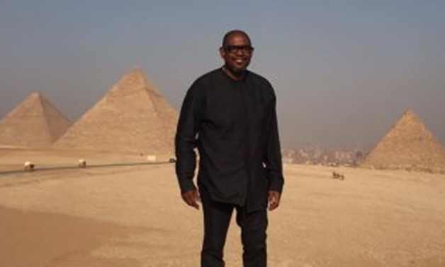 Forest Whitaker beside Giza Pyramids-File Photo