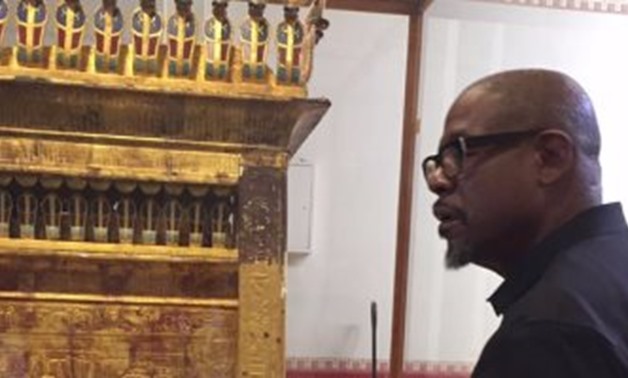 Photos for Forest Whitaker inside the Egyptian Museum photo file