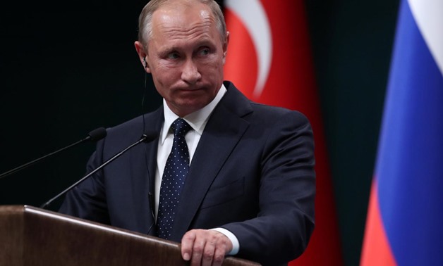  Russian President Vladimir Putin attends a press conference in Ankara, Turkey, September 28, 2017 - REUTERS/Umit Bektas