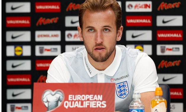 England’s Harry Kane during the press conference Action Images via Reuters/John Sibley - REUTERS