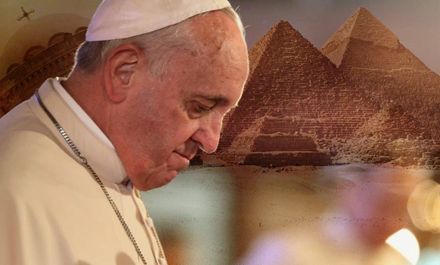 Pope Francis recalled his Apostolic Journey to Egypt last April saying he has fond memories of the visit – Photo compiled by Egypt Today/Mohamed Zain