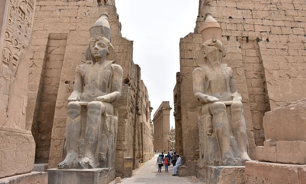 Entrance to Luxor Temple, Egypt - MusikAnimal - Wikimedia Commons