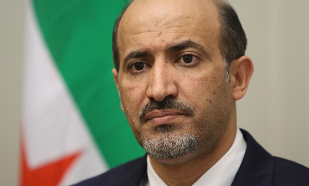 The leader of the Syrian opposition wing Al-Ghad Al-Souri (Syrian Tomorrow) Ahmed al-Jarba – Reuters 