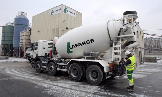 Cement truck company Lafarge File photo: AFP