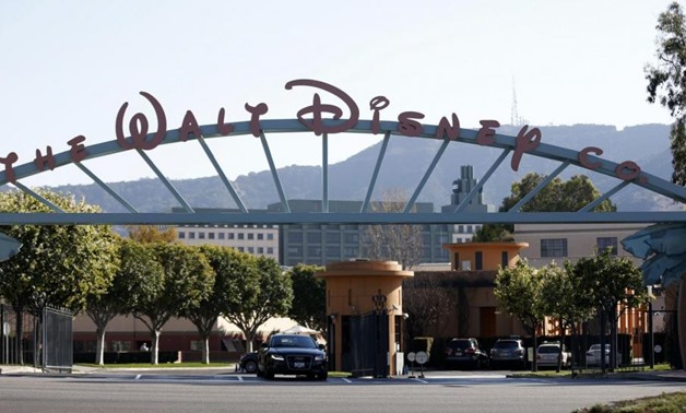 The entrance gate to The Walt Disney Co is pictured in Burbank, California February 5, 2014. REUTERS/Mario Anzuoni