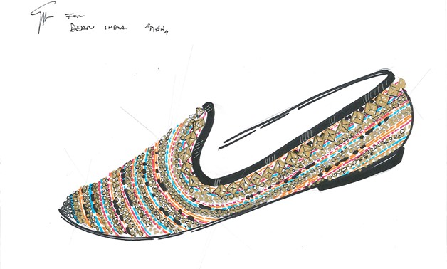 Dear India Shoes designed by Giuseppe Zanotti- Courtesy of Giuseppe Zanotti