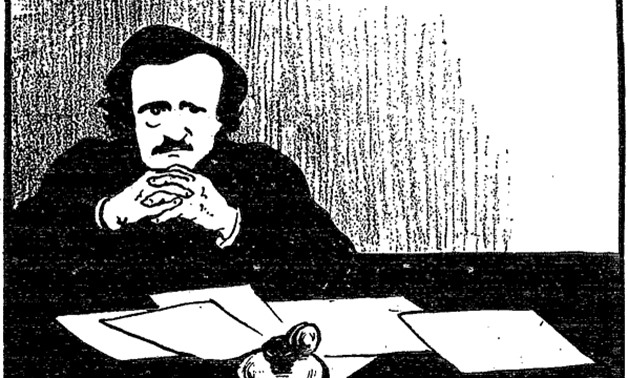 Edgar Allan Poe by Felix Vallotton courtesy of Wikimedia 