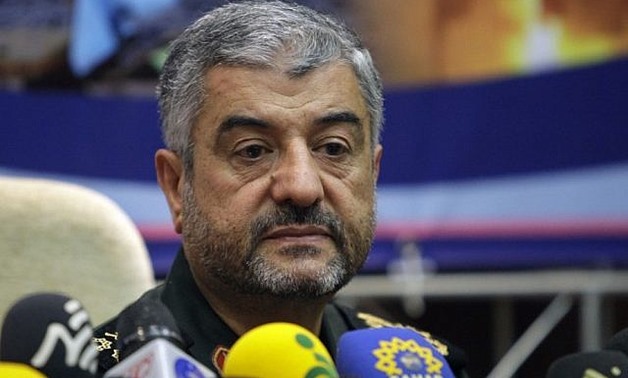 Commander of Iran's Revolutionary Guards, General Mohammad Ali Jafari, attends a press conference in Tehran in 2012. (AP/Vahid Salemi)