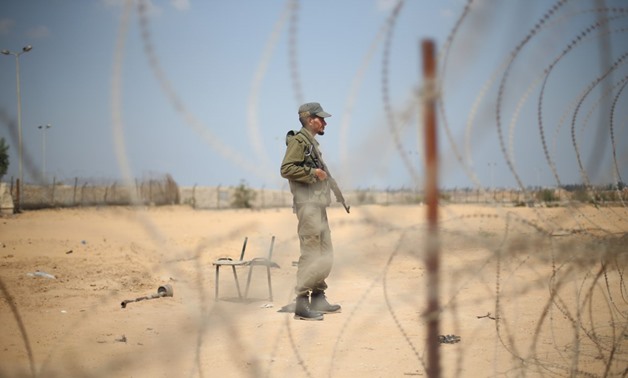 The buffer zone between Egypt's Sinai and Gaza strip - Photo courtesy of the Interior Ministry in Gaza via Egypt Today