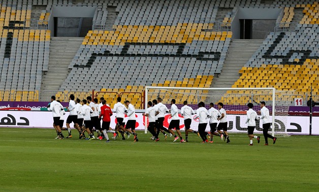 Egyptian national team trainings – Press image courtesy Reuters