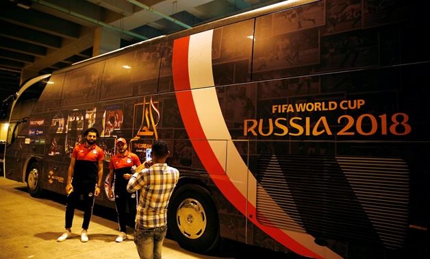 Egyptian national team’s bus – Press image courtesy Reuters 
