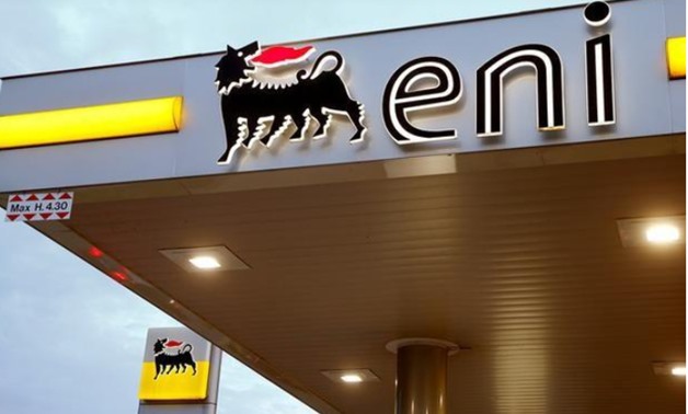 The logo of Italian energy company Eni is seen at an Agip gas station in Lugano, Switzerland June 3, 2016. REUTERS/Arnd Wiegmann/File Photo
