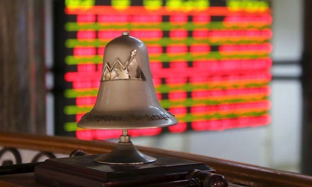 The Egyptian Exchange bell is seen at the stock exchange in Cairo. REUTERS-Mohamed Abd El Ghany