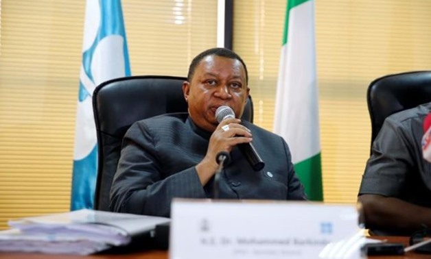 OPEC Secretary General Mohammed Barkindo speaks to the media during his visit in Abuja, Nigeria Febuary 27, 2017. REUTERS/Afolabi Sotunde