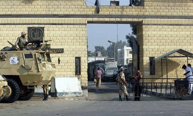 File photo of the entrance to the notorious Tora prison (Scorpion Prison) in Egypt