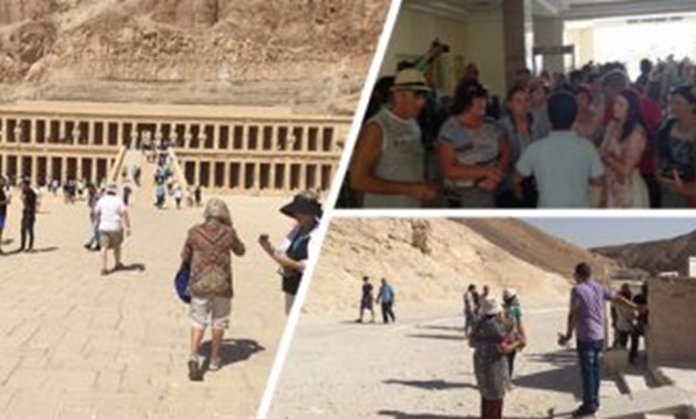 Photo of tourists visit Luxor city photo file   
