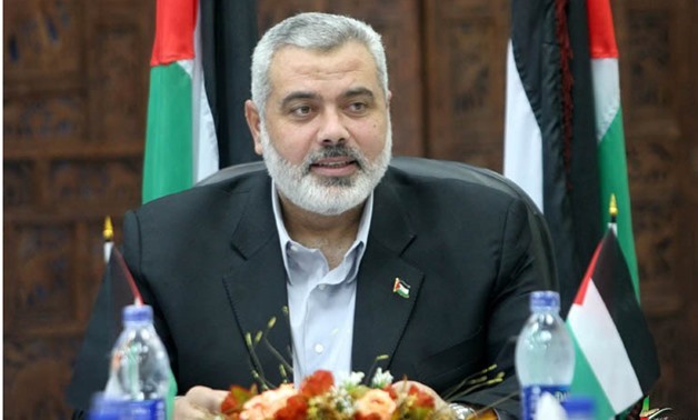 The head of Hamas political bureau, Ismail Hania