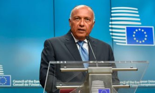 FILE: Sameh Shoukry, Egypt foreign minister