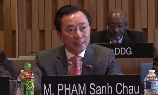 PHAM, Sanh Chau - withdrawed Vietnam candidate for UNESCO director general post - CC video printscreen