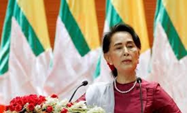 Kyi delivers a speech to the nation over the Rakhine and Rohingya situation, in Naypyitaw, Myanmar September 19, 2017. REUTERS/Soe Zeya Tun/File Photo. “