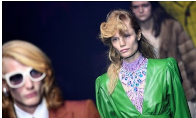 © AFP/ Fashion house Gucci has announced it will go fur-free next year in a bid to be more sustainable
