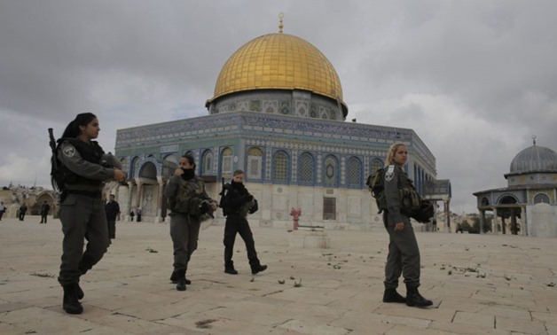 Al-Aqsa Mosque As “Unacceptable”. Archive photo of Israeli police forces in the old city of Jerusalem. REUTERS/Ammar