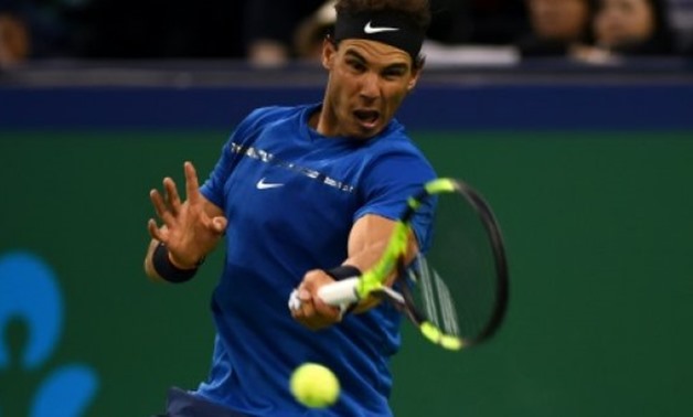  Rafael Nadal of Spain, who has never won the Shanghai showpiece, is chasing a seventh title in a brilliant season - AFP